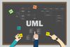 Tafel mit UML-Diagrammen